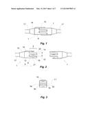 Hermaphroditic Electrical Connector Device With Additional Contact     Elements diagram and image