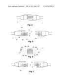 Hermaphroditic Electrical Connector Device With Additional Contact     Elements diagram and image