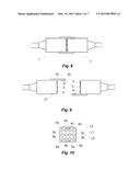 Hermaphroditic Electrical Connector Device With Additional Contact     Elements diagram and image