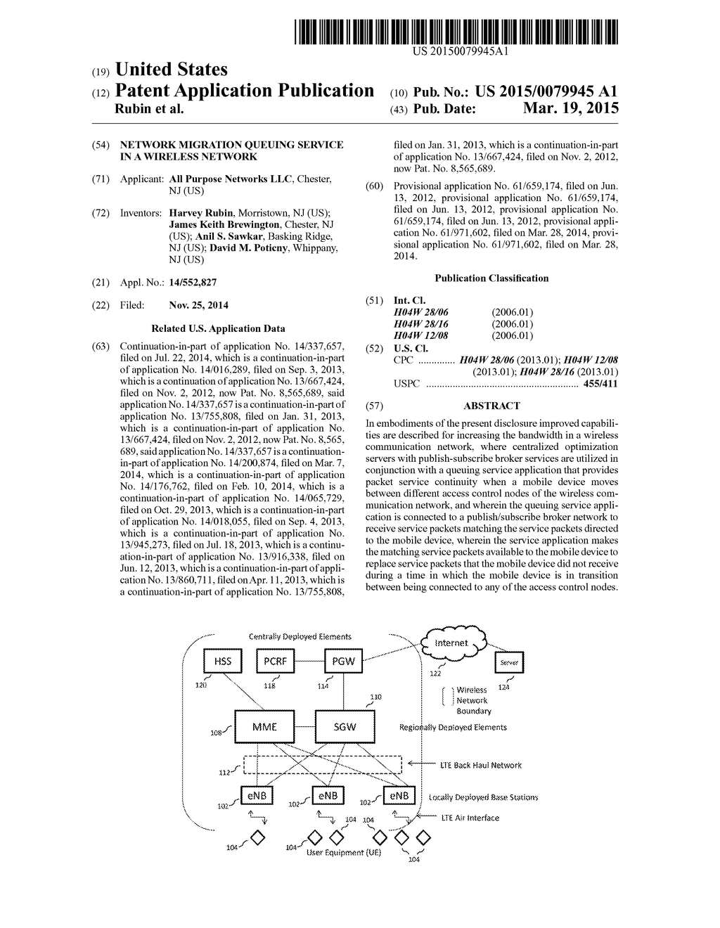 NETWORK MIGRATION QUEUING SERVICE IN A WIRELESS NETWORK - diagram, schematic, and image 01