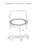 DECORATIVE AND SAFETY ASSEMBLY FOR DRESSING A TRAMPOLINE diagram and image