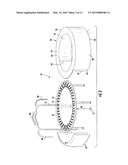 DECORATIVE AND SAFETY ASSEMBLY FOR DRESSING A TRAMPOLINE diagram and image