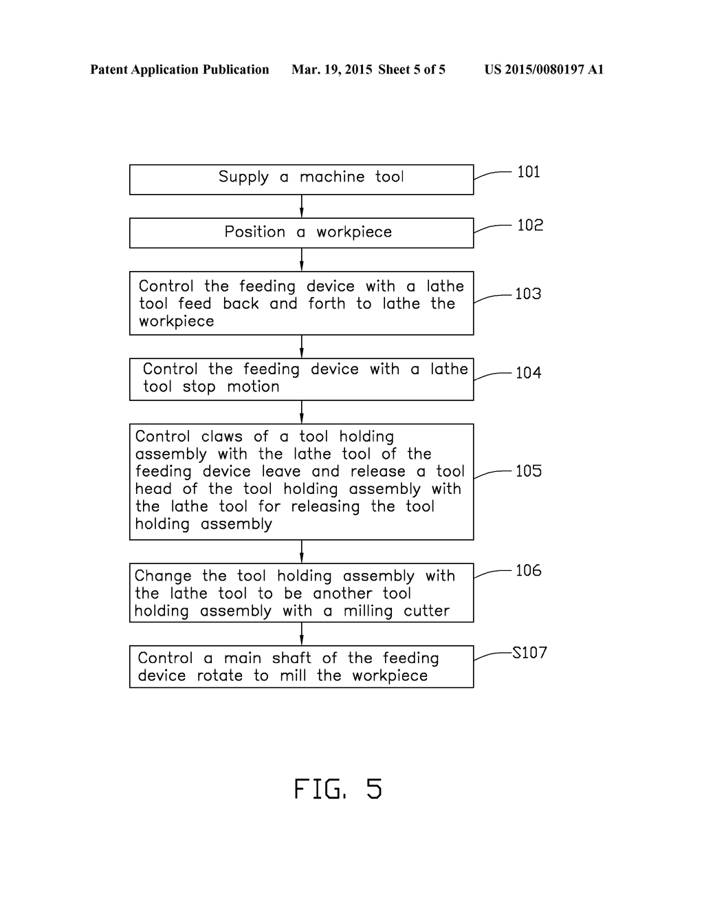 FEEDING DEVICE AND MACHINE TOOL AND METHOD FOR MACHINING USING MACHINE     TOOL - diagram, schematic, and image 06