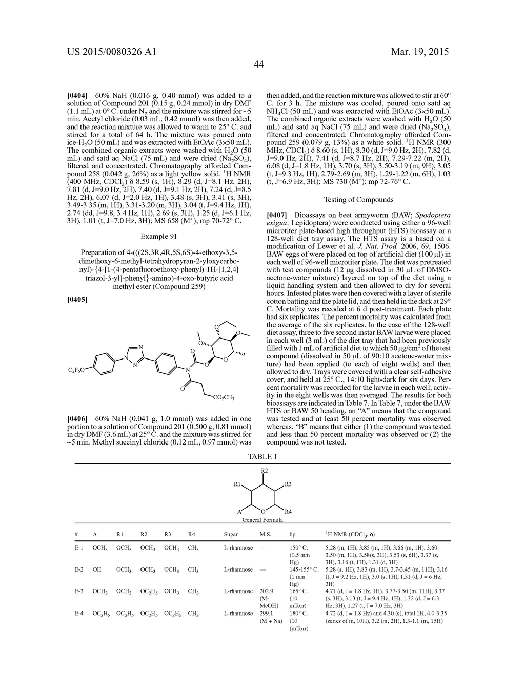 PESTICIDAL COMPOSITIONS - diagram, schematic, and image 45