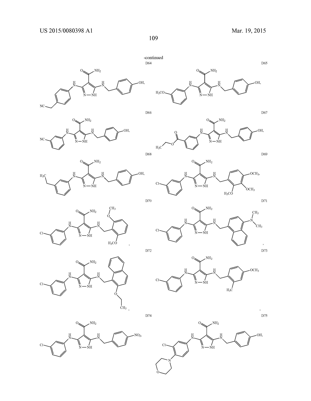 3,5-DIAMINOPYRAZOLE KINASE INHIBITORS - diagram, schematic, and image 110