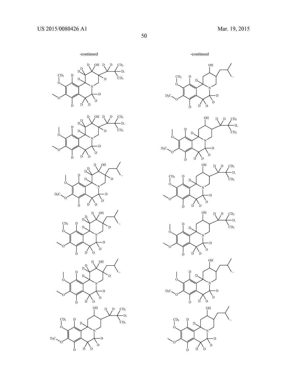 BENZOQUINOLINE INHIBITORS OF VMAT 2 - diagram, schematic, and image 51