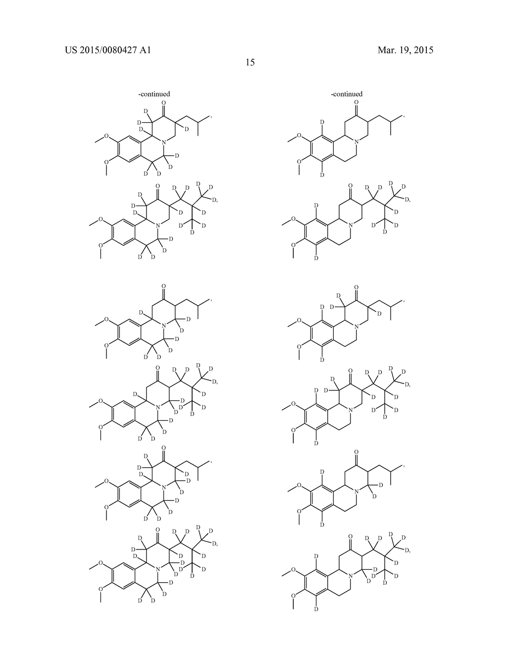 BENZOQUINOLINE INHIBITORS OF VESICULAR MONOAMINE TRANSPORTER 2 - diagram, schematic, and image 16