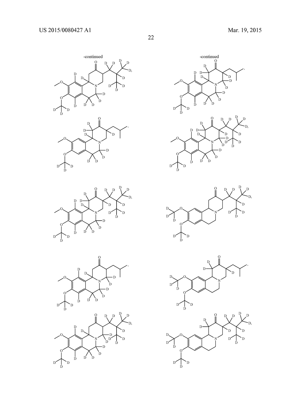 BENZOQUINOLINE INHIBITORS OF VESICULAR MONOAMINE TRANSPORTER 2 - diagram, schematic, and image 23