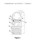 Combination magnetic stripe and contact-less chip card reader with     integral transaction journal diagram and image