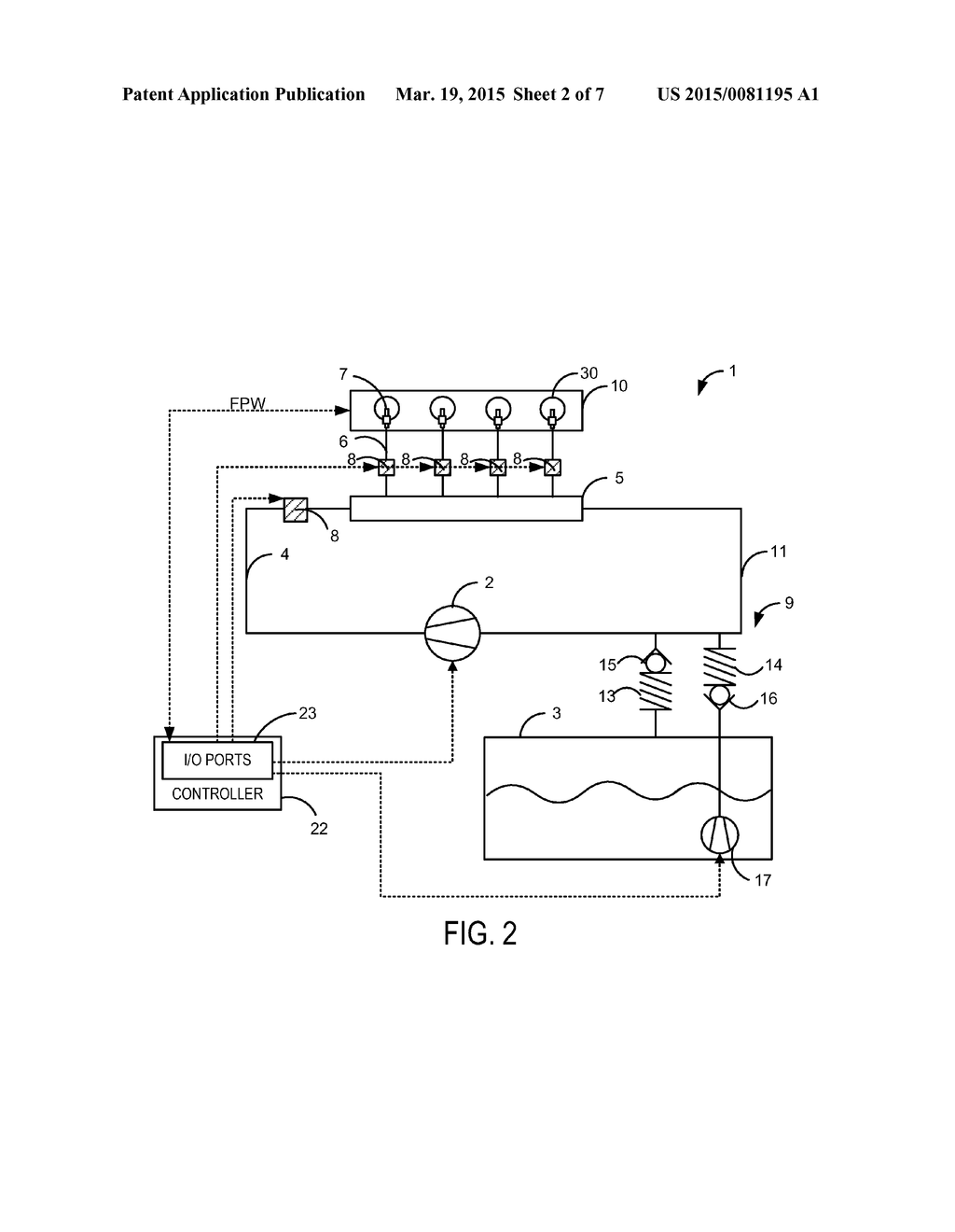 METHOD FOR CONTROLLING FUEL INJECTION AND FUEL INJECTION SYSTEM - diagram, schematic, and image 03