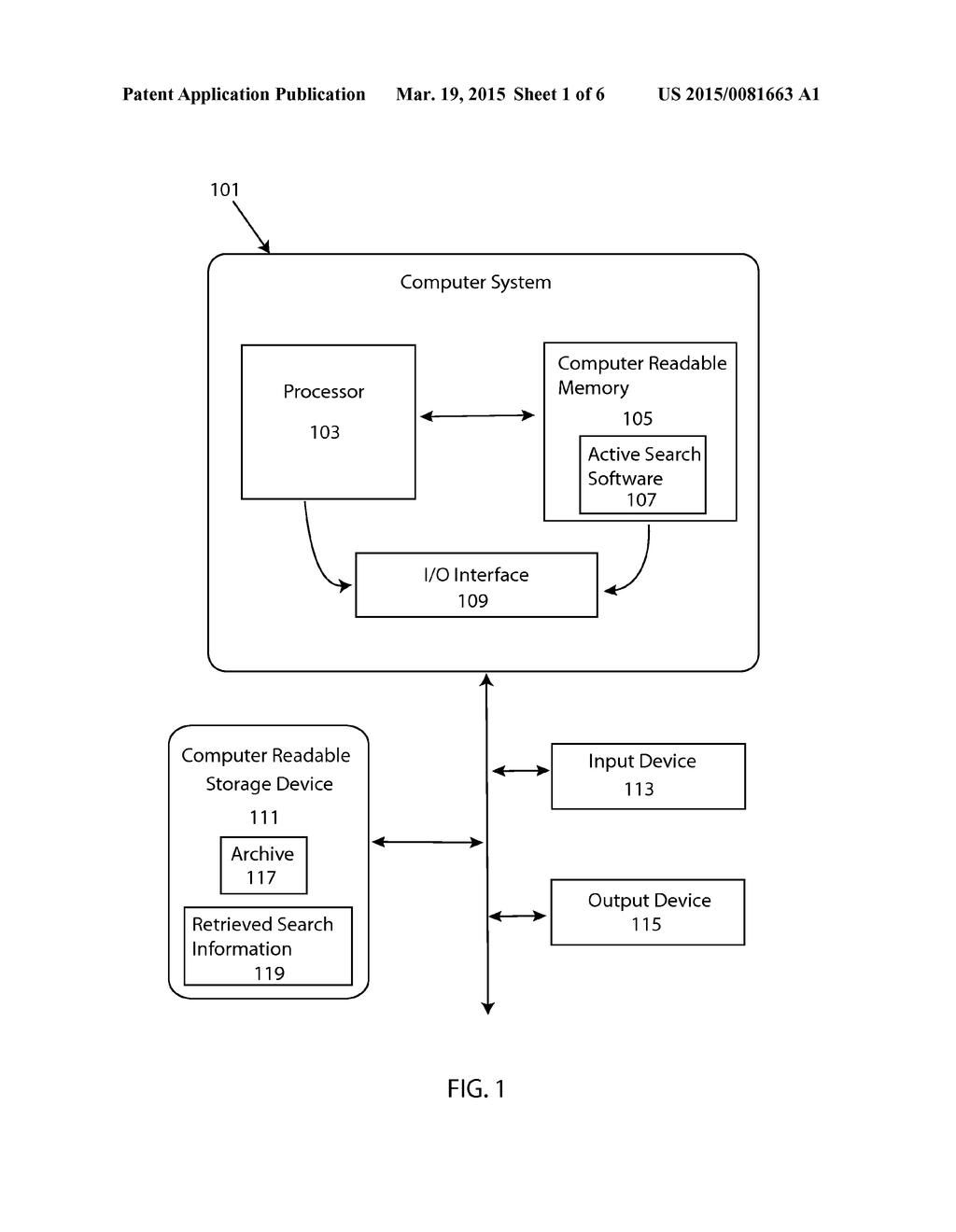 SYSTEM AND METHOD FOR ACTIVE SEARCH ENVIRONMENT - diagram, schematic, and image 02