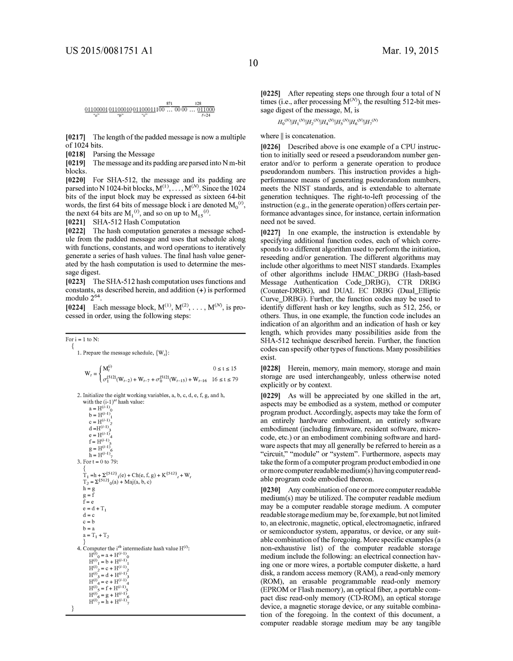 INSTRUCTION FOR PERFORMING A PSEUDORANDOM NUMBER SEED OPERATION - diagram, schematic, and image 32