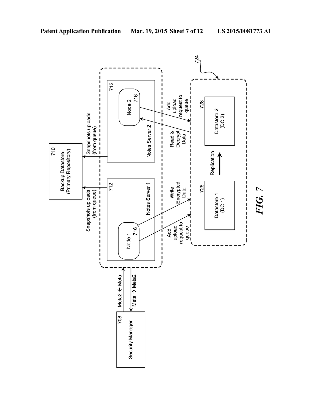 HIGH AVAILABILITY ARCHITECTURE FOR A CLOUD-BASED CONCURRENT-ACCESS     COLLABORATION PLATFORM - diagram, schematic, and image 08