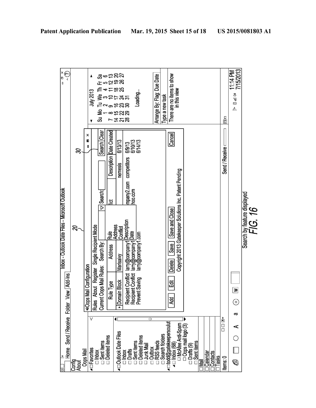 Recipient Control System for Ensuring Non-Conflicting and Comprehensive     Distribution of Digital Information and Method Thereof - diagram, schematic, and image 16