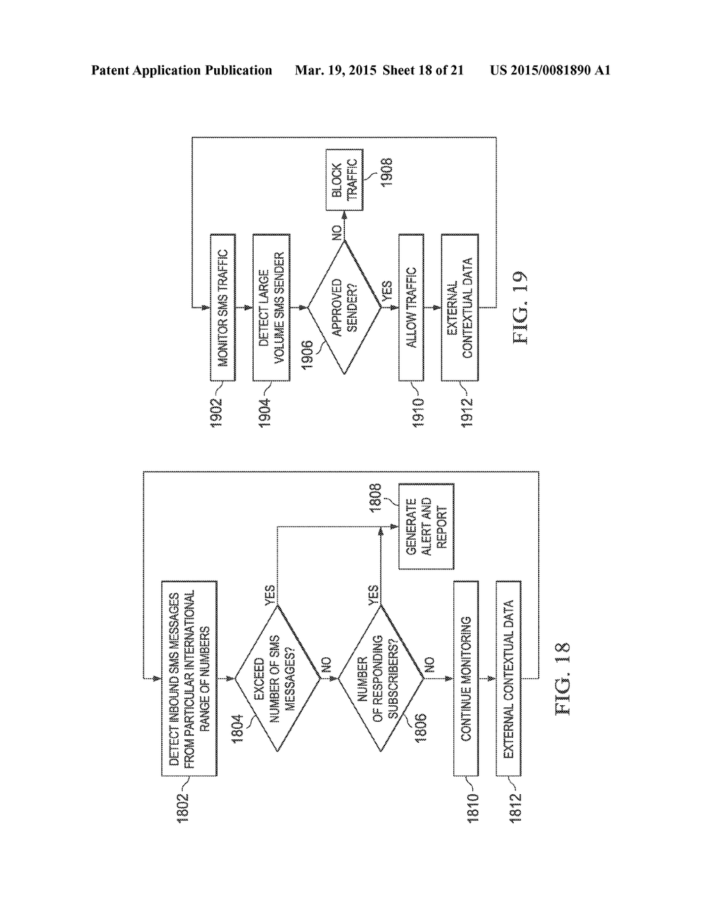 SYSTEM AND METHOD FOR REAL-TIME ANALYSIS OF NETWORK TRAFFIC - diagram, schematic, and image 19