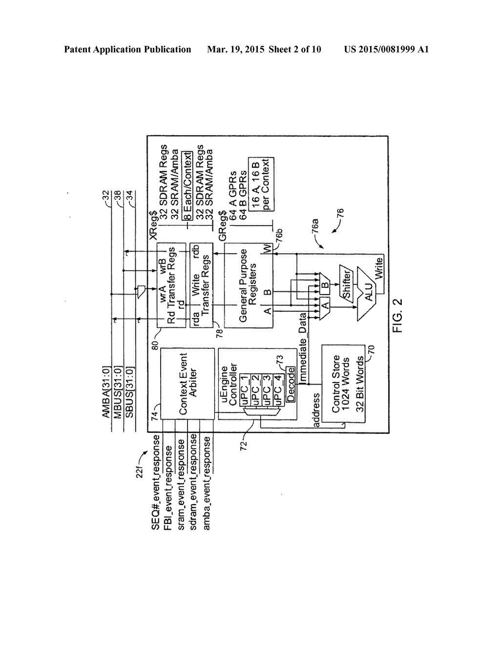 MEMORY MAPPING IN A PROCESSOR HAVING MULTIPLE PROGRAMMABLE UNITS - diagram, schematic, and image 03