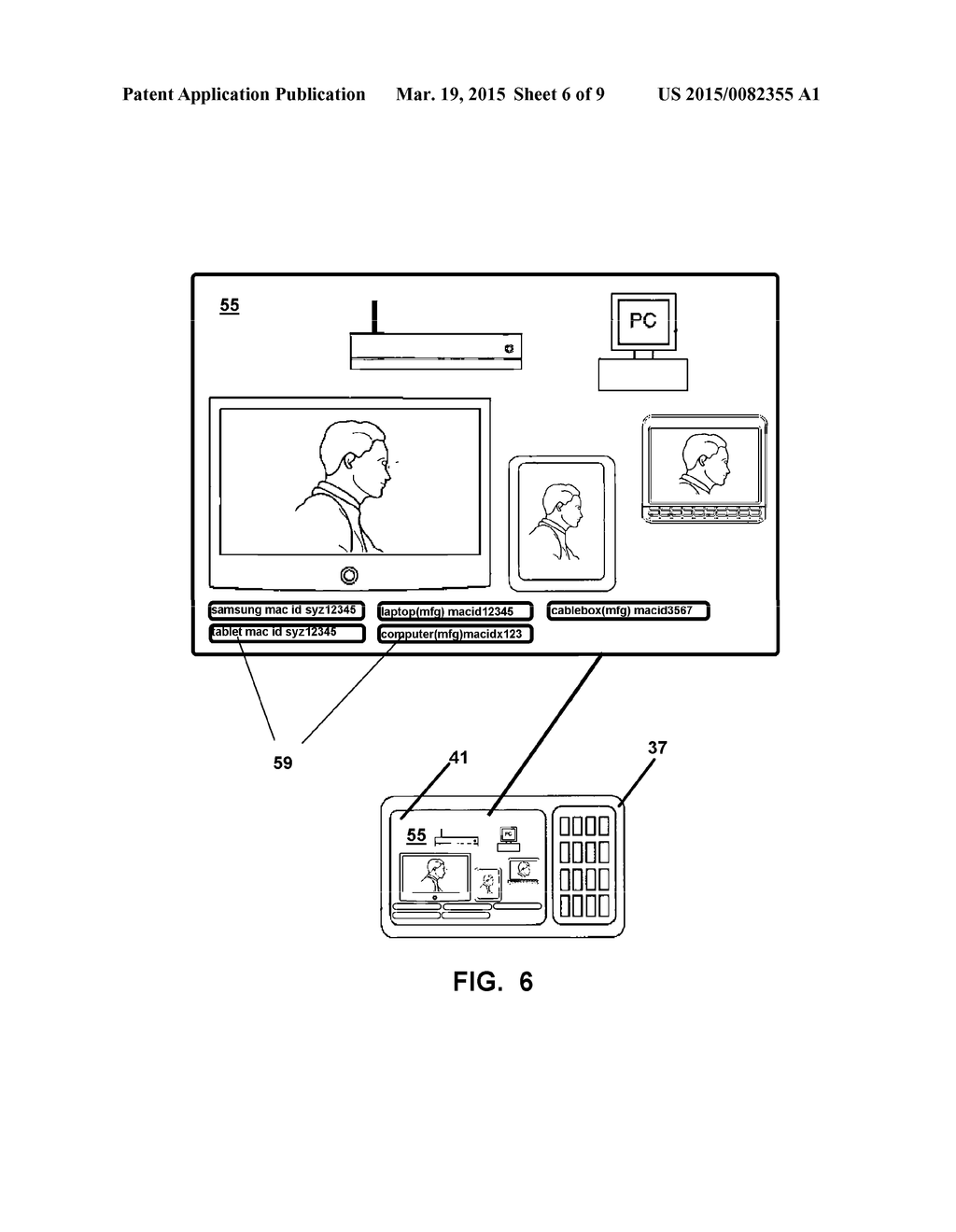 Method and Apparatus for Interfacing Broadcast Television and Video     Displayed Media with Networked Components - diagram, schematic, and image 07