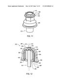 SYSTEMS AND METHODS FOR USE IN COVERING A PORTION OF A FASTENER PROTRUDING     FROM A SURFACE diagram and image