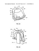 SYSTEMS AND METHODS FOR USE IN COVERING A PORTION OF A FASTENER PROTRUDING     FROM A SURFACE diagram and image