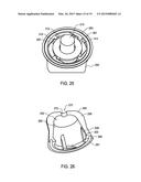 SYSTEMS AND METHODS FOR USE IN COVERING A PORTION OF A FASTENER PROTRUDING     FROM A SURFACE diagram and image