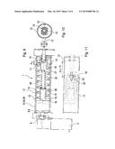 WEIGHT COMPENSATION DEVICE OF A LIFTING DOOR WITH AT LEAST ONE COMPRESSION     SPRING diagram and image