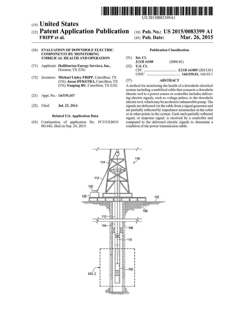 Evaluation of Downhole Electric Components by Monitoring Umbilical Health     and Operation - diagram, schematic, and image 01