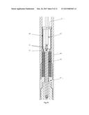 DEVICE FOR SAMPLING FLUID UNDER PRESSURE FOR GEOLOGICAL SITE DEVELOPMENT     MONITORING diagram and image