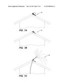 RETRACTABLE ADJUSTABLE-TRAJECTORY ROOFTOP FIRE SPRINKLER diagram and image