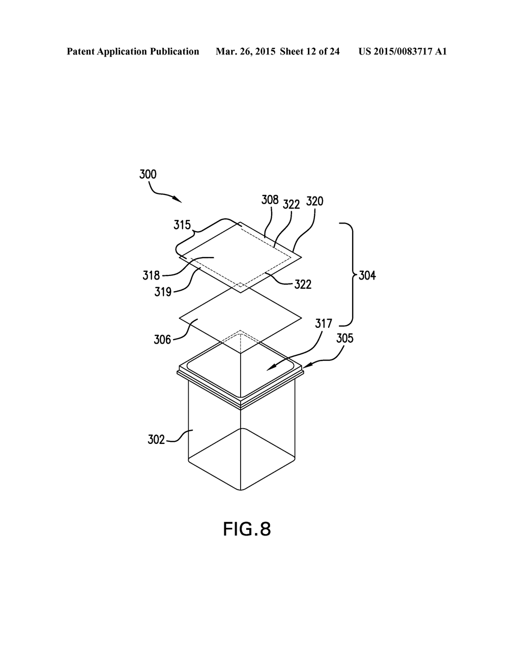 SEMI-RIGID SHIPPING CONTAINER WITH PEEL-RESEAL CLOSURE - diagram, schematic, and image 13