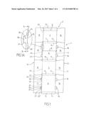 BOX HAVING CONVEX CENTRING ELEMENTS, AND BLANK FOR MANUFACTURING SUCH A     BOX diagram and image