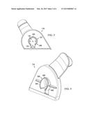 SHEET DISPENSER ROLL HOLDER WITH LOCKOUT FEATURE(S) diagram and image