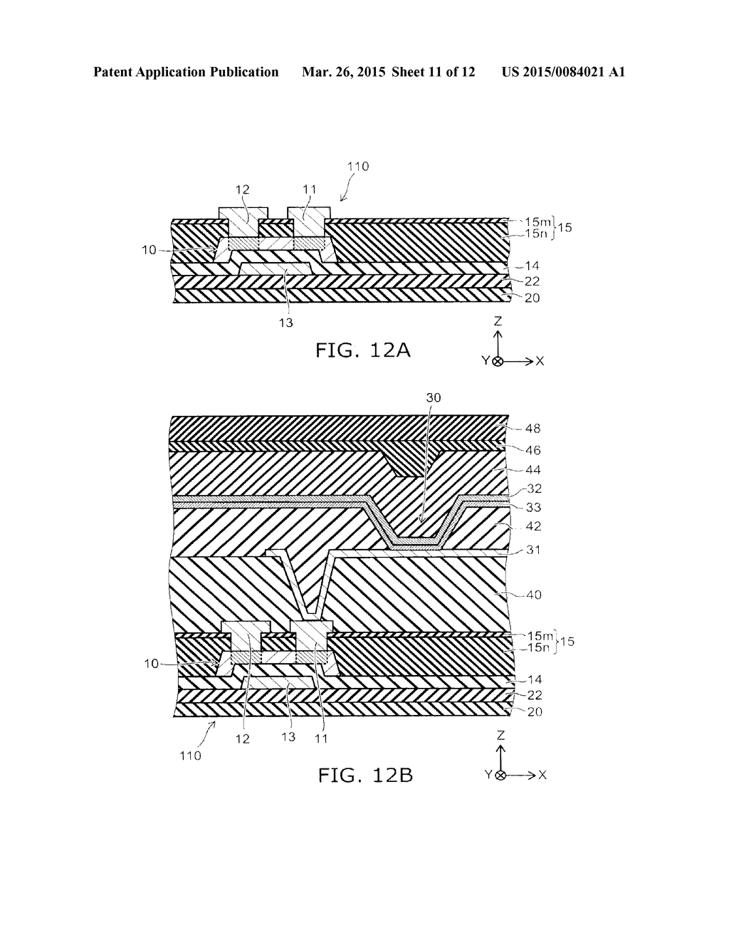 SEMICONDUCTOR ELEMENT, DISPLAY DEVICE, METHOD FOR MANUFACTURING     SEMICONDUCTOR ELEMENT, AND METHOD FOR MANUFACTURING DISPLAY DEVICE - diagram, schematic, and image 12