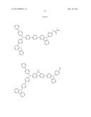 NOVEL POLYMERIZABLE MONOMER, AND MATERIAL FOR ORGANIC DEVICE, HOLE     INJECTION/TRANSPORT MATERIAL, MATERIAL FOR ORGANIC ELECTROLUMINESCENCE     ELEMENT AND ORGANIC ELECTROLUMINESCENT ELEMENT EACH COMPRISING POLYMER     (POLYMERIC COMPOUND) OF THE POLYMERIZABLE MONOMER diagram and image