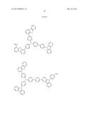 NOVEL POLYMERIZABLE MONOMER, AND MATERIAL FOR ORGANIC DEVICE, HOLE     INJECTION/TRANSPORT MATERIAL, MATERIAL FOR ORGANIC ELECTROLUMINESCENCE     ELEMENT AND ORGANIC ELECTROLUMINESCENT ELEMENT EACH COMPRISING POLYMER     (POLYMERIC COMPOUND) OF THE POLYMERIZABLE MONOMER diagram and image