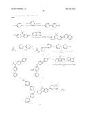 NOVEL POLYMERIZABLE MONOMER, AND MATERIAL FOR ORGANIC DEVICE, HOLE     INJECTION/TRANSPORT MATERIAL, MATERIAL FOR ORGANIC ELECTROLUMINESCENCE     ELEMENT AND ORGANIC ELECTROLUMINESCENT ELEMENT EACH COMPRISING POLYMER     (POLYMERIC COMPOUND) OF THE POLYMERIZABLE MONOMER diagram and image