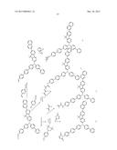 NOVEL POLYMERIZABLE MONOMER, AND MATERIAL FOR ORGANIC DEVICE, HOLE     INJECTION/TRANSPORT MATERIAL, MATERIAL FOR ORGANIC ELECTROLUMINESCENCE     ELEMENT AND ORGANIC ELECTROLUMINESCENT ELEMENT EACH COMPRISING POLYMER     (POLYMERIC COMPOUND) OF THE POLYMERIZABLE MONOMER diagram and image