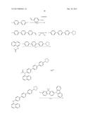 NOVEL POLYMERIZABLE MONOMER, AND MATERIAL FOR ORGANIC DEVICE, HOLE     INJECTION/TRANSPORT MATERIAL, MATERIAL FOR ORGANIC ELECTROLUMINESCENCE     ELEMENT AND ORGANIC ELECTROLUMINESCENT ELEMENT EACH COMPRISING POLYMER     (POLYMERIC COMPOUND) OF THE POLYMERIZABLE MONOMER diagram and image