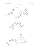 NOVEL POLYMERIZABLE MONOMER, AND MATERIAL FOR ORGANIC DEVICE, HOLE     INJECTION/TRANSPORT MATERIAL, MATERIAL FOR ORGANIC ELECTROLUMINESCENCE     ELEMENT AND ORGANIC ELECTROLUMINESCENT ELEMENT EACH COMPRISING POLYMER     (POLYMERIC COMPOUND) OF THE POLYMERIZABLE MONOMER diagram and image