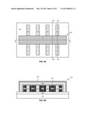 MULTI-FIN FINFETS WITH MERGED-FIN SOURCE/DRAINS AND REPLACEMENT GATES diagram and image