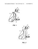 Overmolding buckles at the same time as overmolding a lens respirator diagram and image