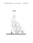 Mobile Manual Standing Wheelchair diagram and image