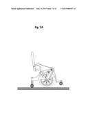 Mobile Manual Standing Wheelchair diagram and image