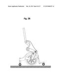 Mobile Manual Standing Wheelchair diagram and image