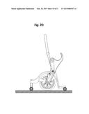 Mobile Manual Standing Wheelchair diagram and image