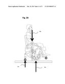 Mobile Manual Standing Wheelchair diagram and image