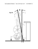 Mobile Manual Standing Wheelchair diagram and image