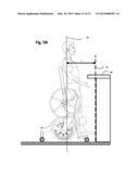 Mobile Manual Standing Wheelchair diagram and image