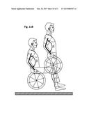 Mobile Manual Standing Wheelchair diagram and image