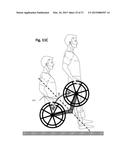 Mobile Manual Standing Wheelchair diagram and image