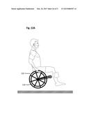 Mobile Manual Standing Wheelchair diagram and image